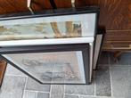 4 kaders  samen 100 euro, Antiek en Kunst, Ophalen