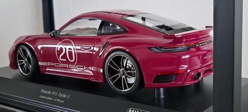 PORSCHE 911 TURBO S 1:18ème, Hobby en Vrije tijd, Modelauto's | 1:18, Nieuw, Auto, MiniChamps, Ophalen of Verzenden