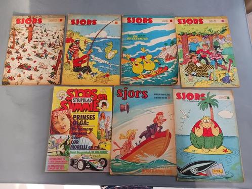Sjors Weekblad, lotje van 8 stuks, redelijke-goede staat, Boeken, Stripverhalen, Gelezen, Meerdere stripboeken, Verzenden