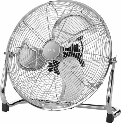 AEG Vloerventilator - Chroom, Elektronische apparatuur, Ventilatoren, Zo goed als nieuw, Vloerventilator, Ophalen