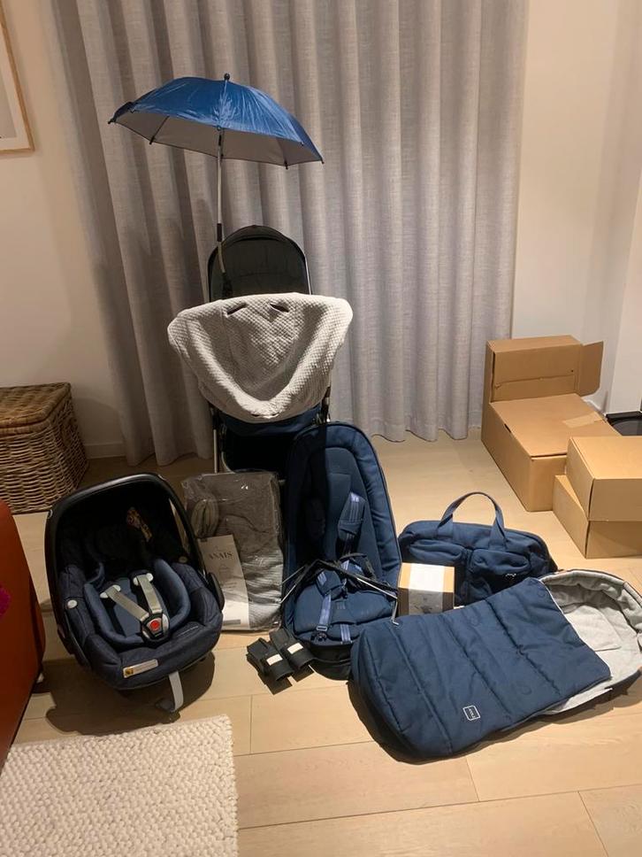 Joolz Geo 2 met toebehoren, Kinderen en Baby's, Kinderwagens en Combinaties, Gebruikt, Kinderwagen, Maxi-Cosi, Met reiswieg, Verstelbare duwstang