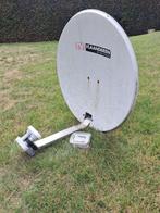 Schotelantenne TV Vlaanderen + duo lnb, Audio, Tv en Foto, Schotelantennes, Ophalen, Gebruikt, (Schotel)antenne, Overige merken