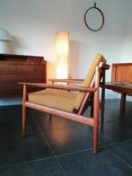 Retro Arne Vodder fauteuil voor Glostrup jaren 60 teak Deens, Ophalen, Hout, Gebruikt, Minder dan 75 cm