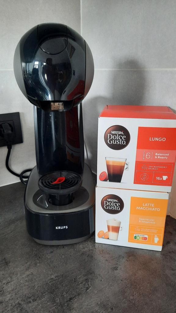 Dolce Gusto Krups INFINI.TOUCH BK Parfait état avec garantie, Electroménager, Cafetières, Comme neuf, Dosettes et capsules de café