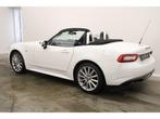 Fiat 124 Spider 1.4 MultiAir Leder GPS Camera Alu, Autos, Fiat, 148 g/km, Achat, Blanc, Cabriolet