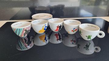 Tasse et soucoupe à cappuccino Illy Collection (5x)