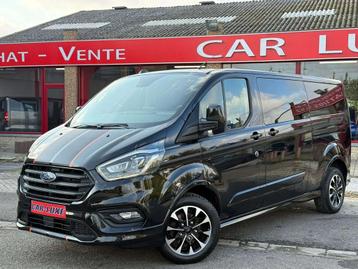 Ford Transit Custom 2.O SPORT LONG 5PLACES CUIR GPS LED beschikbaar voor biedingen