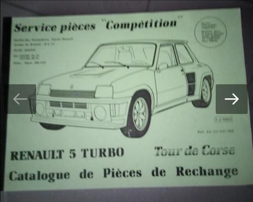 R 5 GT Turbo-wedstrijdcatalogi, Verzamelen, Automerken, Motoren en Formule 1, Gebruikt, Auto's, Ophalen of Verzenden