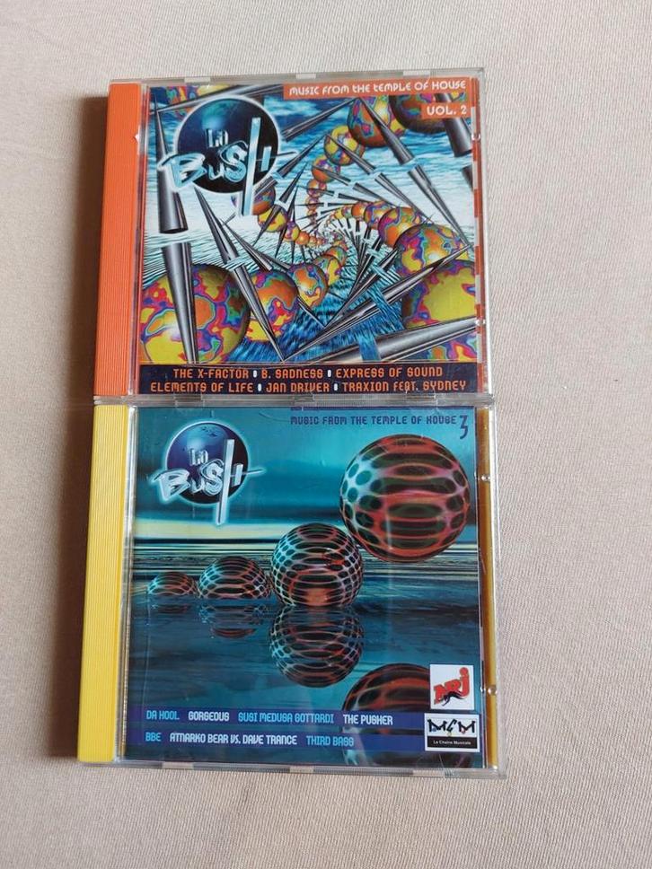 LA BUSH THE TEMPLE OF HOUSE, Cd's en Dvd's, Cd's | Dance en House, Zo goed als nieuw, Ophalen of Verzenden