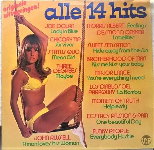 LP Alle 14 Hits - Originele uitvoeringen, Cd's en Dvd's, Vinyl | Verzamelalbums, Zo goed als nieuw, Pop, 12 inch, Ophalen of Verzenden