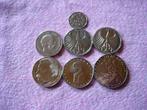 9 zilveren munten Duitsland 1913-1977, Zilver, Duitsland, Ophalen of Verzenden