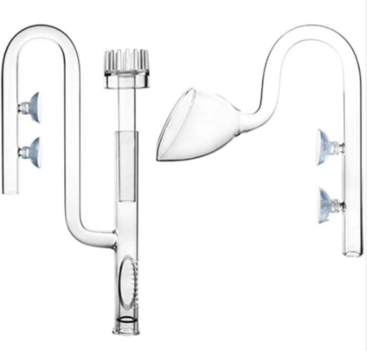 Glazen lily pipe en inlet met skimmer, Dieren en Toebehoren, Vissen | Aquaria en Toebehoren, Nieuw, Ophalen of Verzenden