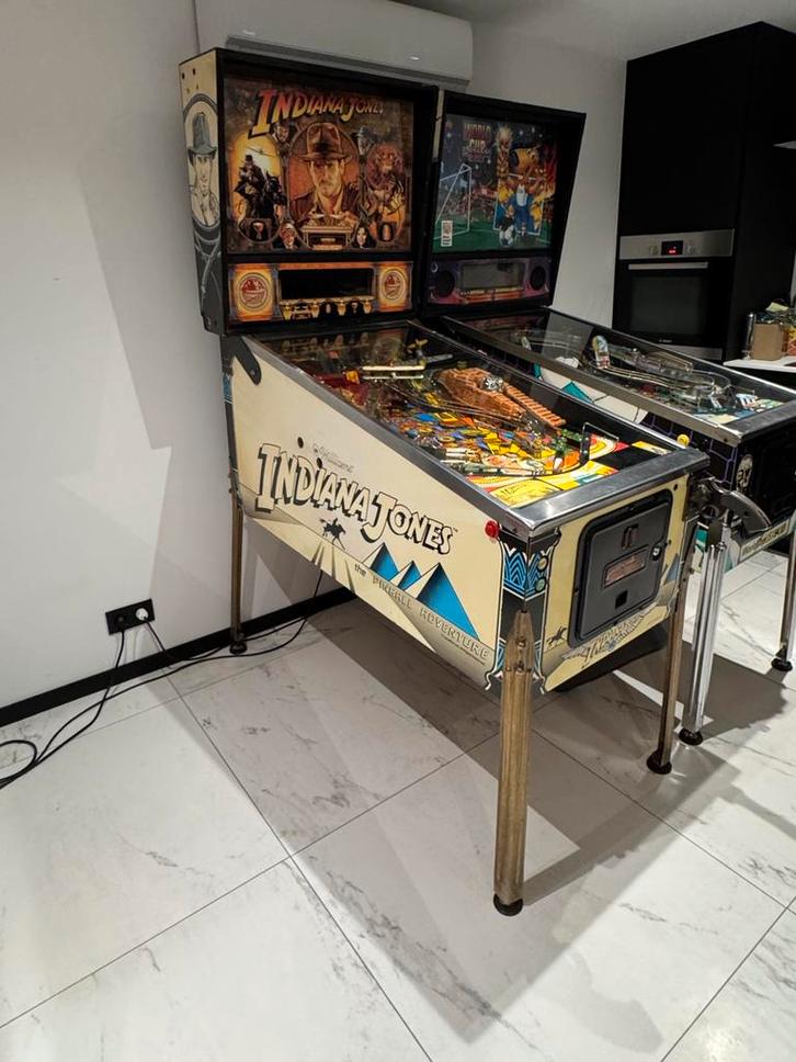 Flipper Indiana jones pinball adventure williams, Verzamelen, Automaten | Flipperkasten, Gebruikt, Williams, Ophalen