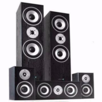 Surround speaker Set Zwart beschikbaar voor biedingen