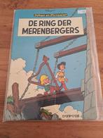 Johan en Pirrewiet 11 De ring der Merenbergers-sc- 1962 1ste, Boeken, Gelezen, Peyo, Eén stripboek, Ophalen of Verzenden