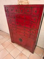 Chinese commode red, Enlèvement ou Envoi, Comme neuf