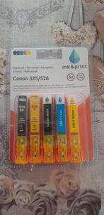 Inktpatronen cartridges CLI-526 met chip voor CANON printer, Computers en Software, Printerbenodigdheden, Nieuw, Cartridge, Canon Pixma