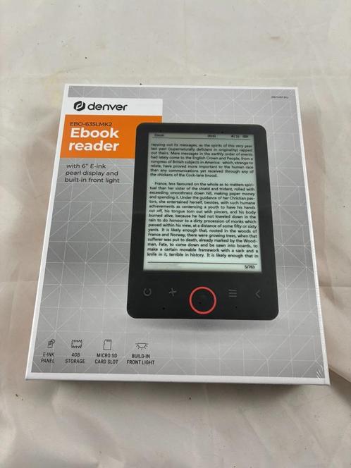 Denver EBO-635LMK2 Ebook Reader - Nieuw in verpakking!, Computers en Software, E-readers, Nieuw, 6 inch of minder, 4 GB of minder