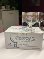 6 nieuwe glazen Chimay Trappist-vaderbier, Ophalen of Verzenden, Nieuw