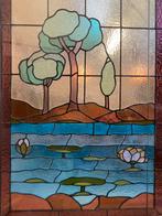 glas in loodraam waterpartij 1900, Ophalen