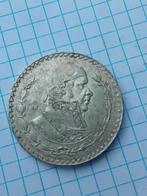 Mexico 1 peso, 1966 munt, Ophalen, Overige landen, Losse munt, Zilver