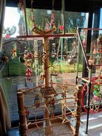 een  standaart met vierkant de anderen met speelgoed, Dieren en Toebehoren, Papegaai