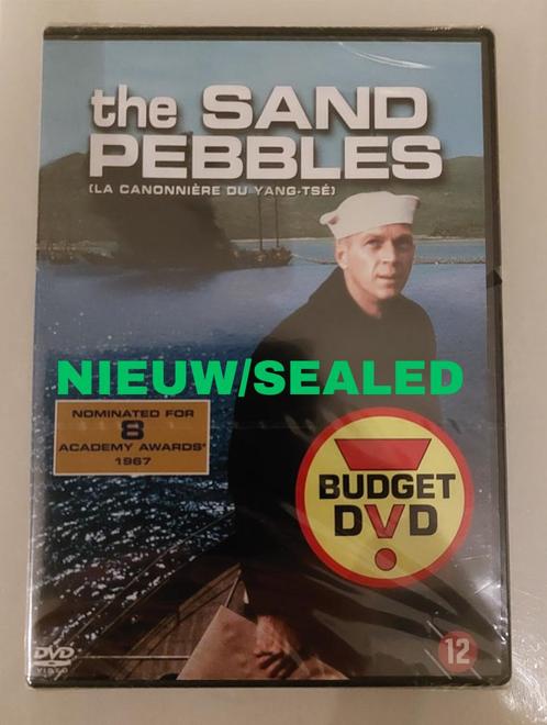 SPLINTERNIEUW IN FOLIE: Sand Pebbles met Steve mcqueen, Cd's en Dvd's, Dvd's | Actie, Zo goed als nieuw, Oorlog, Ophalen of Verzenden