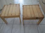 2 tables d'appoint en bois, Utilisé, Enlèvement ou Envoi