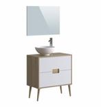 Meuble de salle de bain + vasque + miroir (NEUF), Maison & Meubles, Salle de bain | Meubles de Salle de bain, 25 à 50 cm, 50 à 100 cm