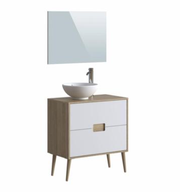 Meuble de salle de bain + vasque + miroir (NEUF)