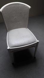 witte stoelen, Huis en Inrichting, Stoelen, Vier, Gebruikt, Leer, Wit