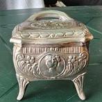Boîte à bijoux en argent antique Janco Art Nouveau Rococo, Argent, Enlèvement ou Envoi