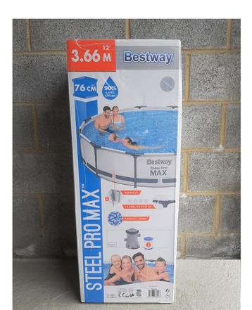 Piscine tubulaire NEUVE 366*76 avec pompe de filtration   beschikbaar voor biedingen