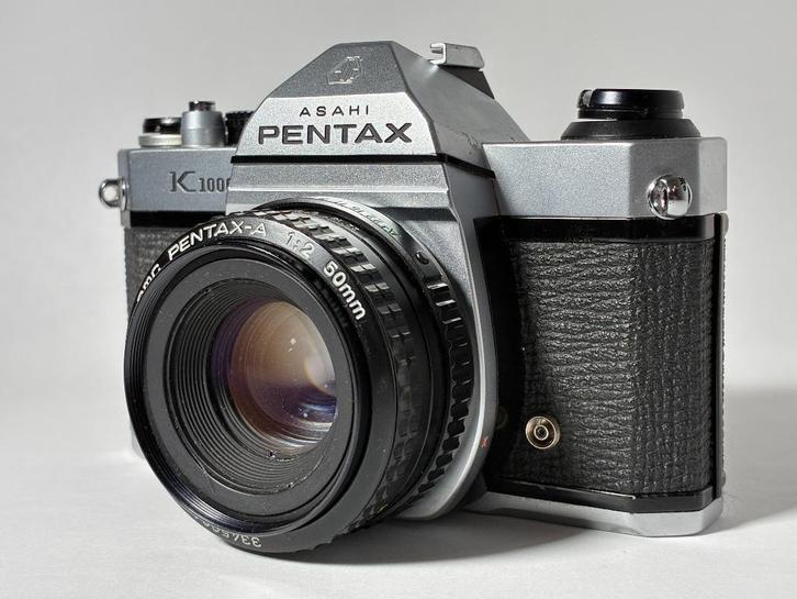 Pentax K1000 SLR met Pentax-A 50mm F2 Lens / Getest, Audio, Tv en Foto, Fotocamera's Analoog, Refurbished, Spiegelreflex, Pentax