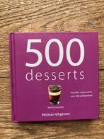 500 desserts, Boeken, Kookboeken, Taart, Gebak en Desserts, Nederland en België, Ophalen of Verzenden, Zo goed als nieuw