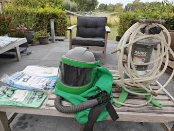 (Straal)helm met RADEX luchtfilter, Enlèvement, Comme neuf