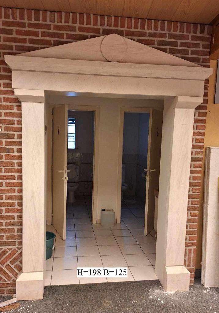 Deuromlijstingen en Portieken, Doe-het-zelf en Bouw, Metselstenen, Zo goed als nieuw, Natuurstenen, Ophalen