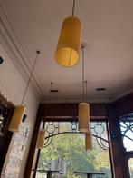 Lot de 13 lampes suspendues en tissu., Huis en Inrichting, Lampen | Plafondlampen, Ophalen, Gebruikt, Metaal, Chic