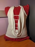 Witte top met sexy halslijn XS/S, Ophalen, Gedragen, Wit, Zonder mouw