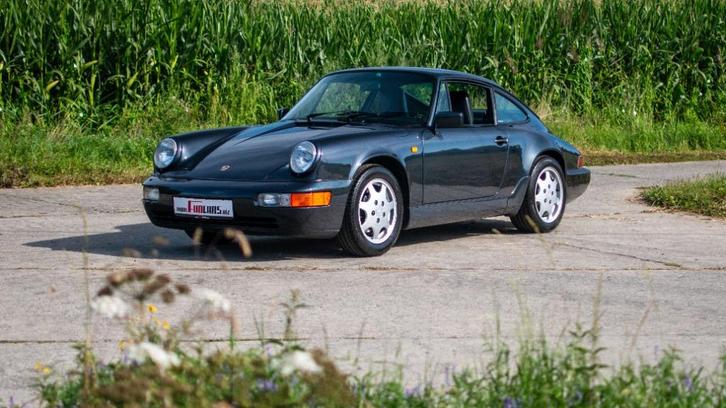 Porsche 964 Carrera 2, Auto's, Porsche, Bedrijf, Te koop, Airconditioning, Benzine, Coupé, 2 deurs, Handgeschakeld, Blauw, Zwart
