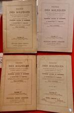 Lot de 4 solfèges utilisés, Muziek en Instrumenten, Bladmuziek, Ophalen