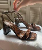 Slangenprint Sandalen met hak next maat 38, Kleding | Dames, Ophalen, Bruin, Sandalen of Muiltjes, Zo goed als nieuw