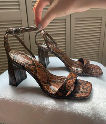 Slangenprint Sandalen met hak next maat 38 beschikbaar voor biedingen