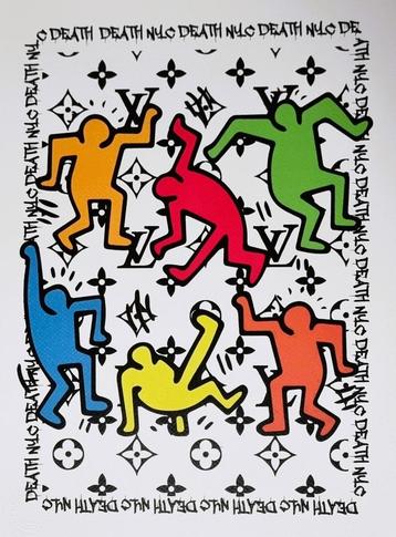 Keith Haring - Pop Art Print Death NYC Ltd Ed - Signed 