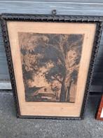 gravure signe jean donnay, Antiquités & Art, Enlèvement ou Envoi