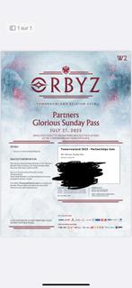 2x tickets Tomorrowland Sunday Pass dimanche 27 juillet, Tickets en Kaartjes, Twee personen, Juli