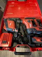 Hilti klopboormachine op accu met afzuiging, Doe-het-zelf en Bouw, Gereedschap | Boormachines, Ophalen of Verzenden, Gebruikt
