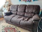 Gratis zetel 3-zit met hoge rug, Huis en Inrichting, Ophalen, Gebruikt, Driepersoons, Rechte bank