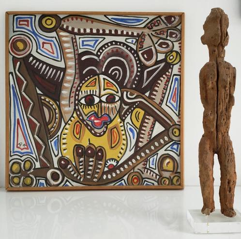 HUGUES DEMEURE (Franse kunstenaar) /Olieverf op doek (1998), Antiek en Kunst, Kunst | Schilderijen | Modern, Ophalen
