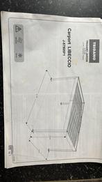 Carport 5,1mx3,2 antraciet aluminium nieuw, Ophalen, Nieuw, Carport